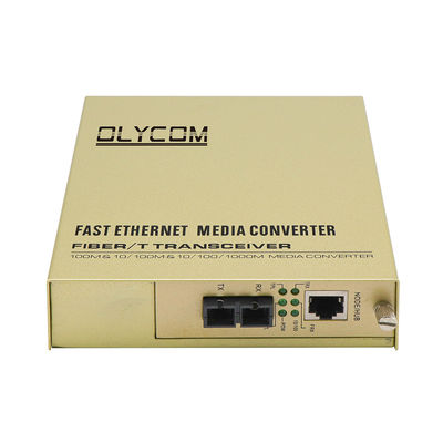 10/100Mbps الألياف البصرية إيثرنت غير مدير محول الوسائط مزدوج الألياف 220 فولت المدخل التيار المتردد