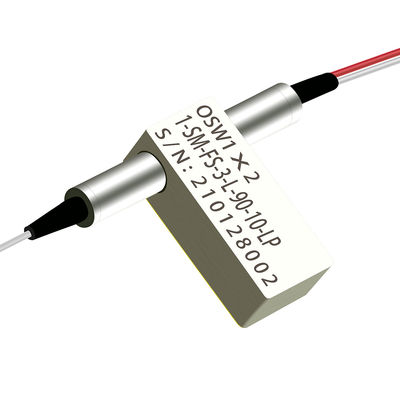 1x2 Mechanical OSW Fiber Optic Switch For System Monitoring