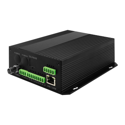 بادي داتا جاف الاتصال الفيديو التناظري محول الألياف RS232 RS485 رف مثبت DC12V