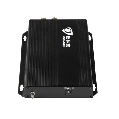 3G-SDI مصاعد الألياف الضوئية مع RS485 البيانات المحلية Loopout 1 SDI في 2 SDI خارج CE