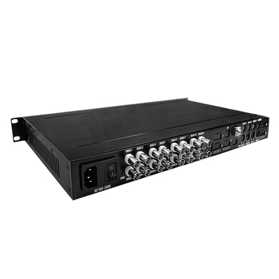16 منفذ AHD CVI TVI CVBS فيديو إلى محول الألياف HD 1080P مراقبة كاميرات مراقبة AC220V