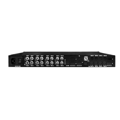 16 منفذ AHD CVI TVI CVBS فيديو إلى محول الألياف HD 1080P مراقبة كاميرات مراقبة AC220V