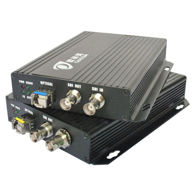 BNC Port 3G-SDI Video Transmitter and Receiver مع 2 SDI Output DC12V SFP Slot