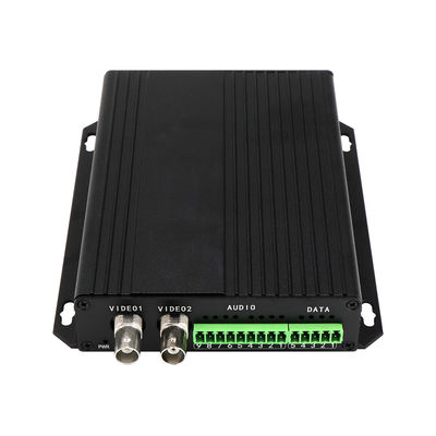 تحويل الوسائط السمعية المتوازنة RS422 RS485 الفيديو DC5V 2A ST الألياف 30km CE