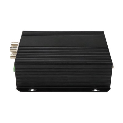 4 منافذ AV متوازنة الصوت Ethernet محول الوسائط الفيديو DC5V ST الألياف