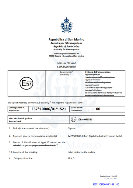 الصين Shenzhen Olycom Technology Co., Ltd. الشهادات